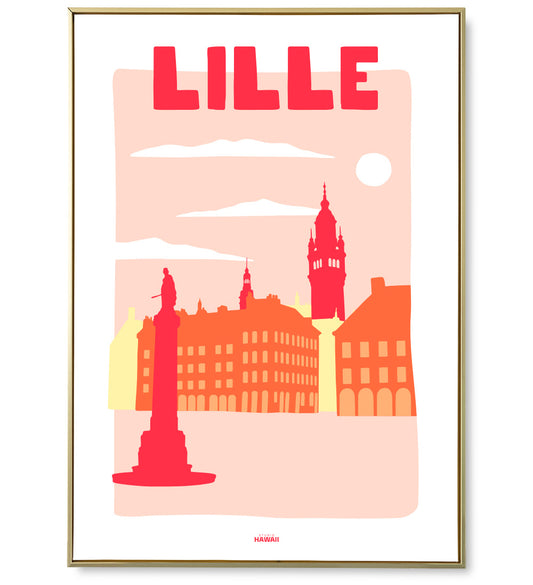 Affiche ville Lille