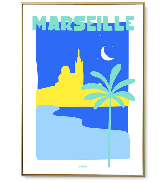 Affiche ville Marseille