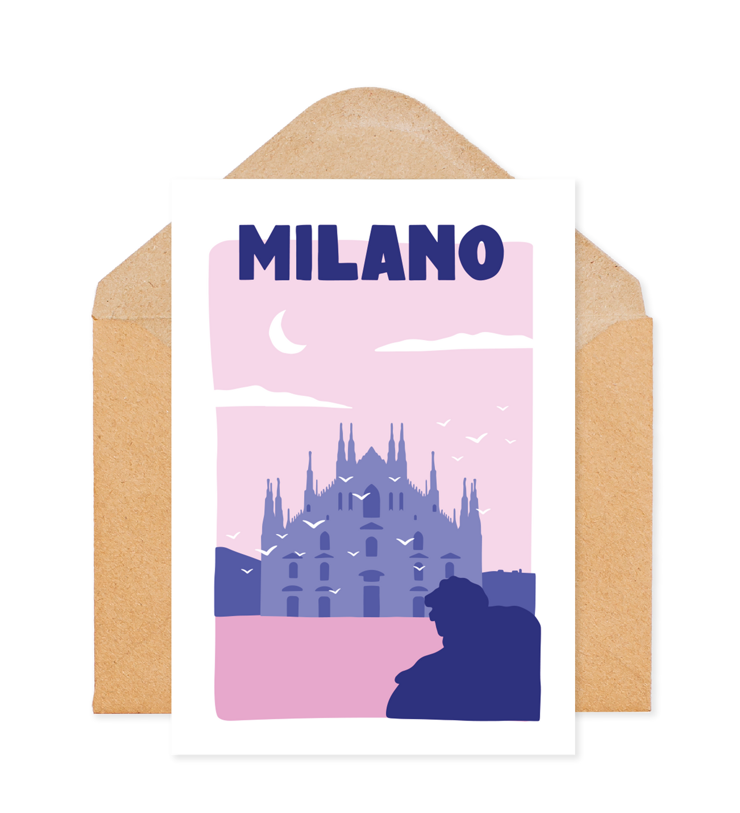 Affiche ville Milano