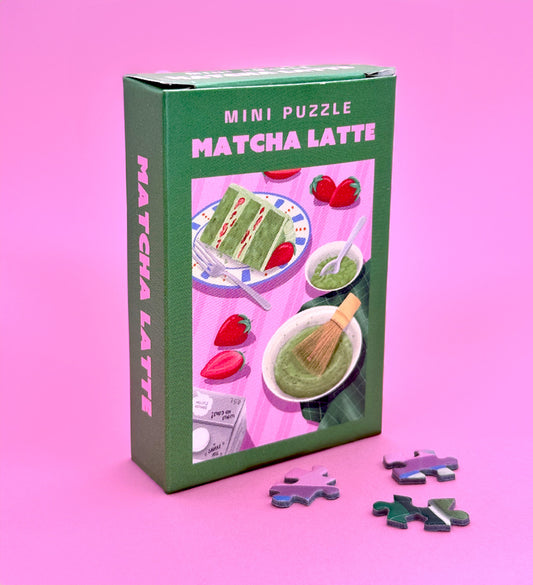 Mini puzzle 99 pièces - Matcha Latte