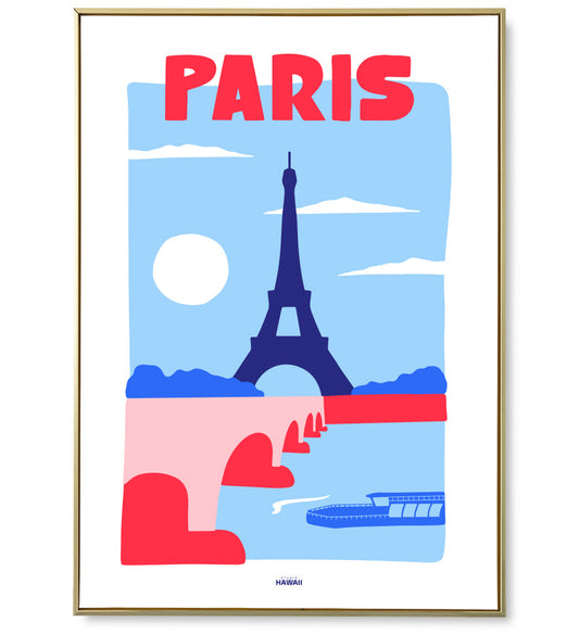 Affiche ville Paris