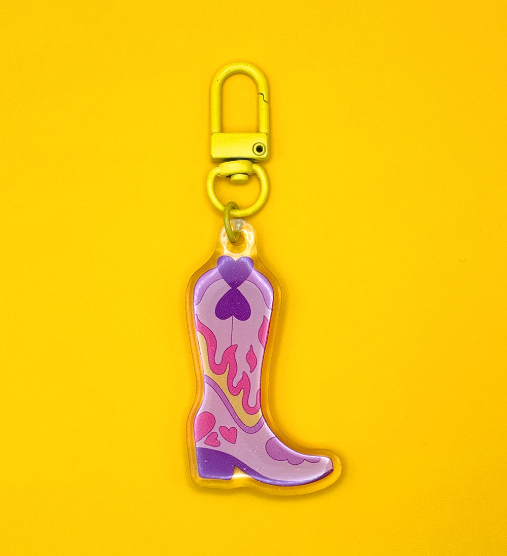 Porte-clés Boots cowgirl