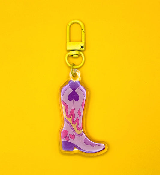 Porte-clés Boots cowgirl