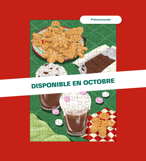 Mini puzzle 99 pièces - Goûter d'hiver