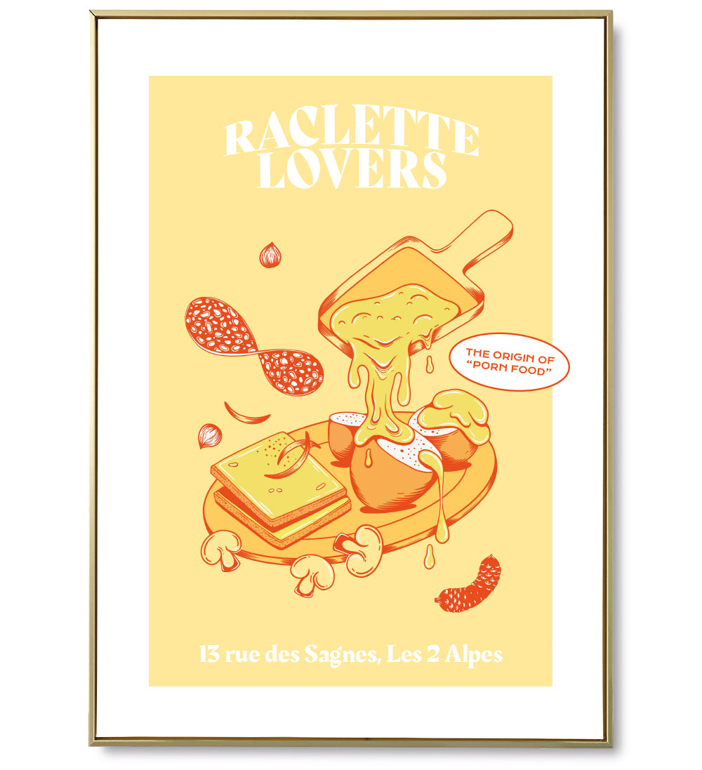 Affiche Raclette lovers