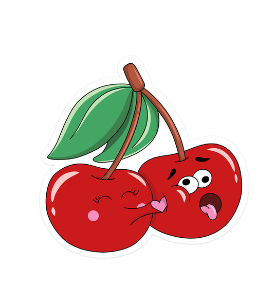 Sticker Cerises bisou