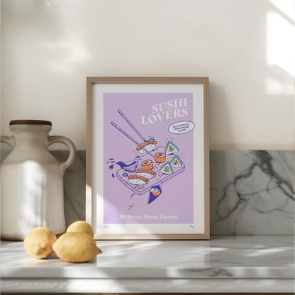Affiche Sushi lovers