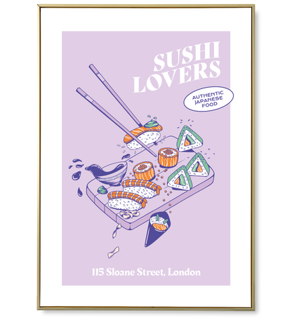 Affiche Sushi lovers