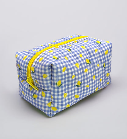 Lot trousse + Choucou vivhy bleu et citrons