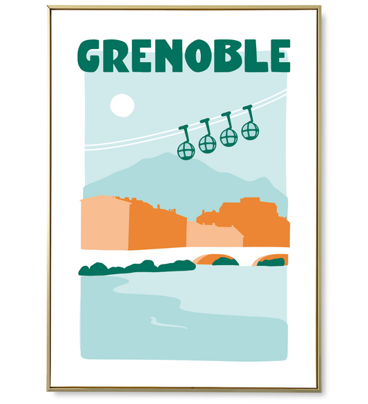 Affiche ville Grenoble