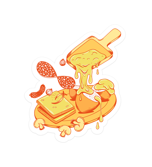 Sticker Raclette Lovers