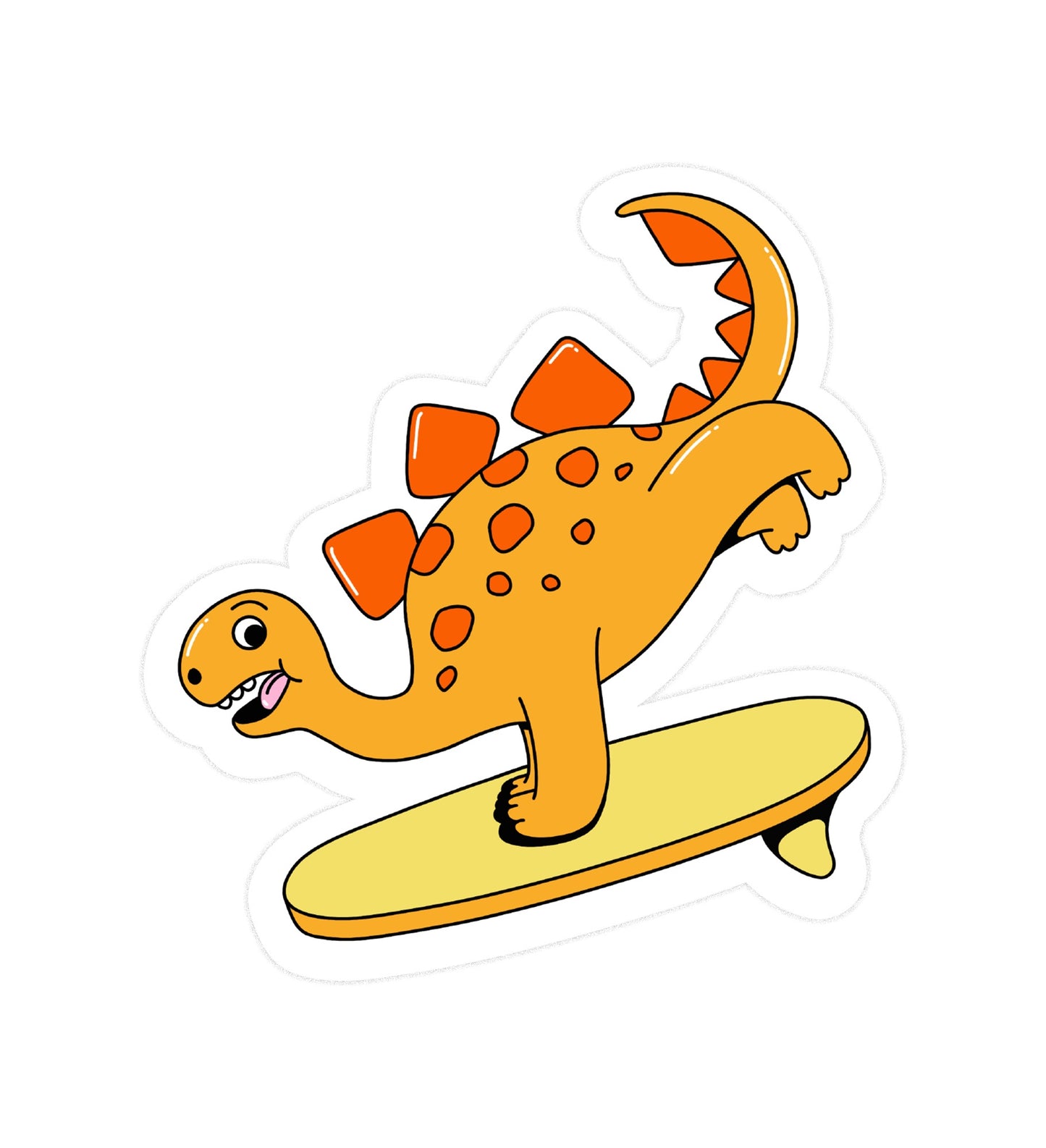 Sticker Dino Surf