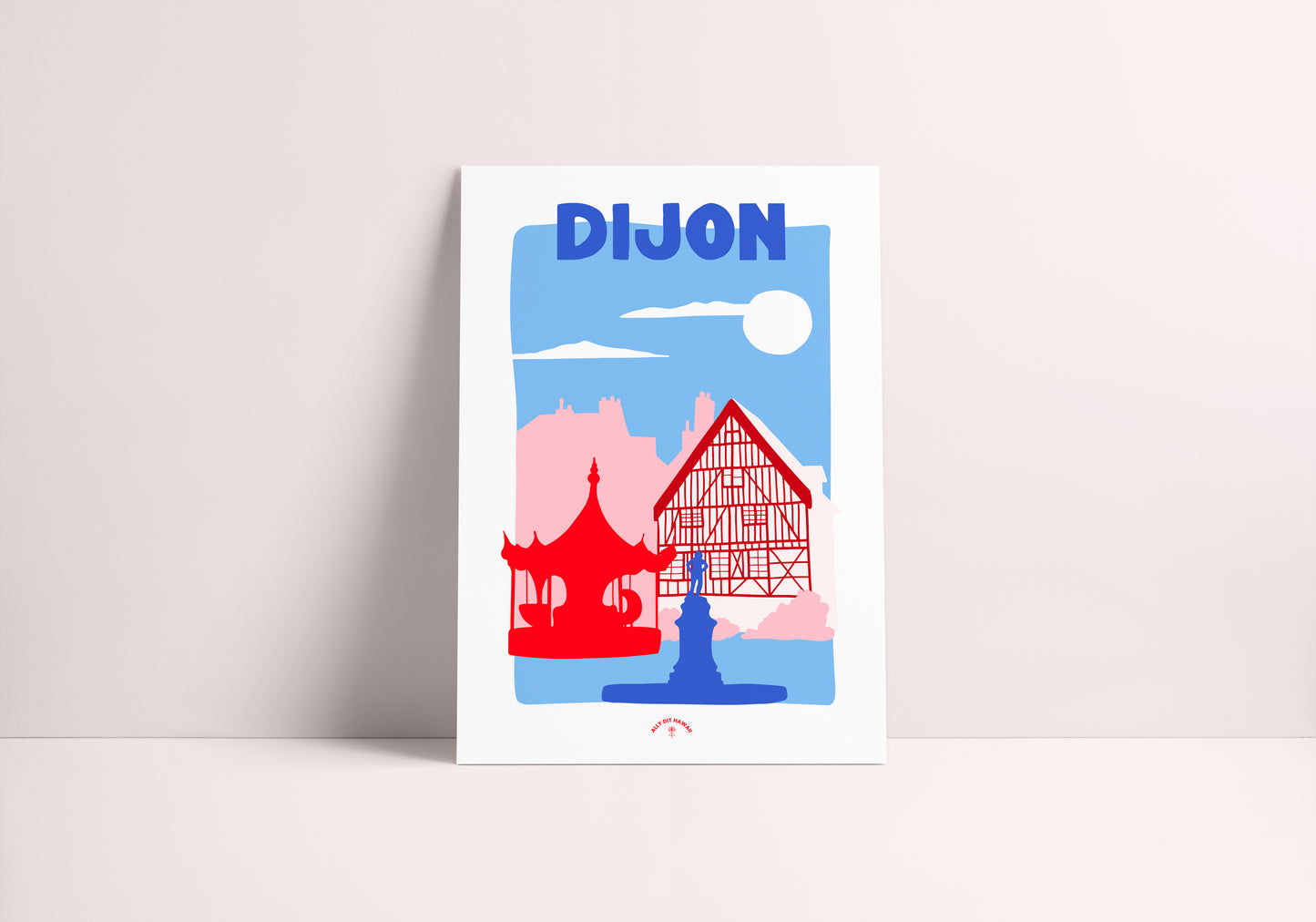 Affiche ville Dijon