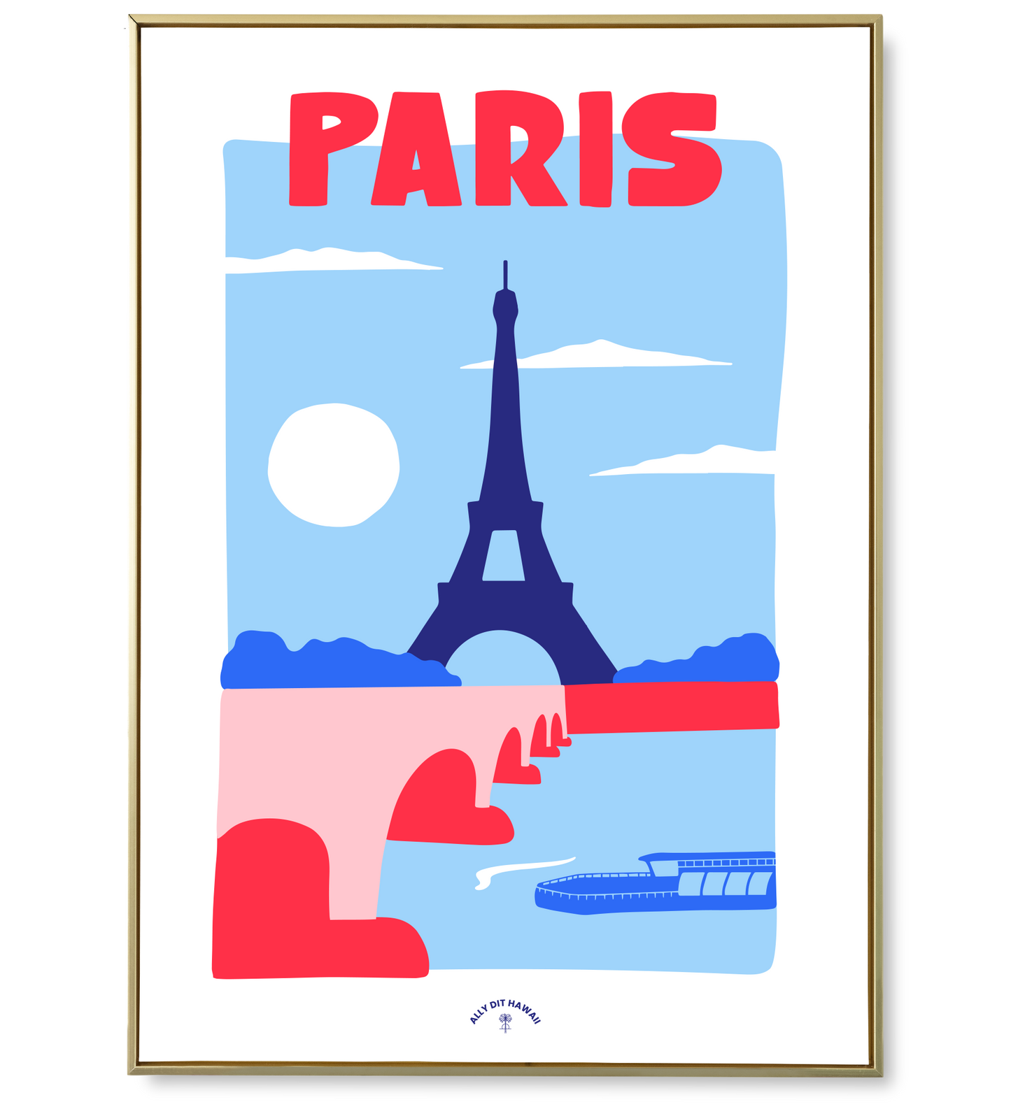 Affiche ville Paris