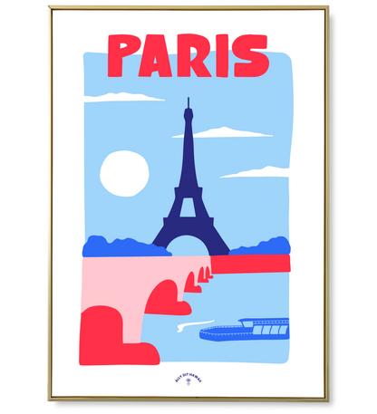 Affiche ville Paris