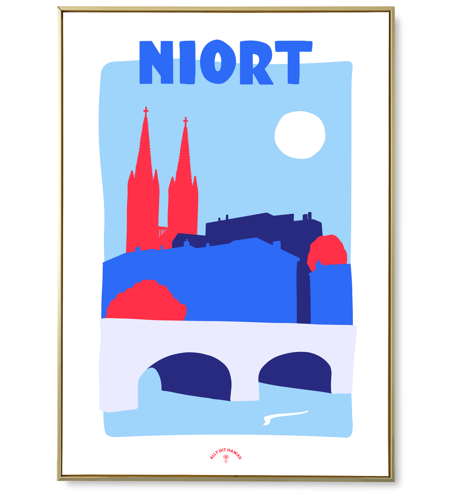 Affiche ville Niort