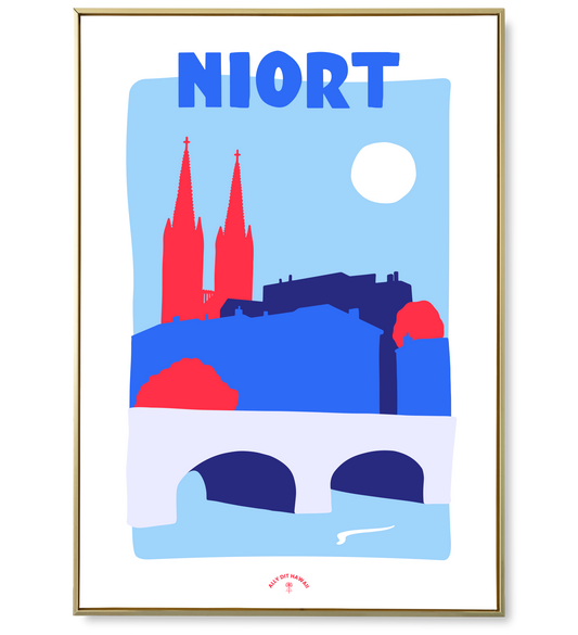Affiche ville Niort
