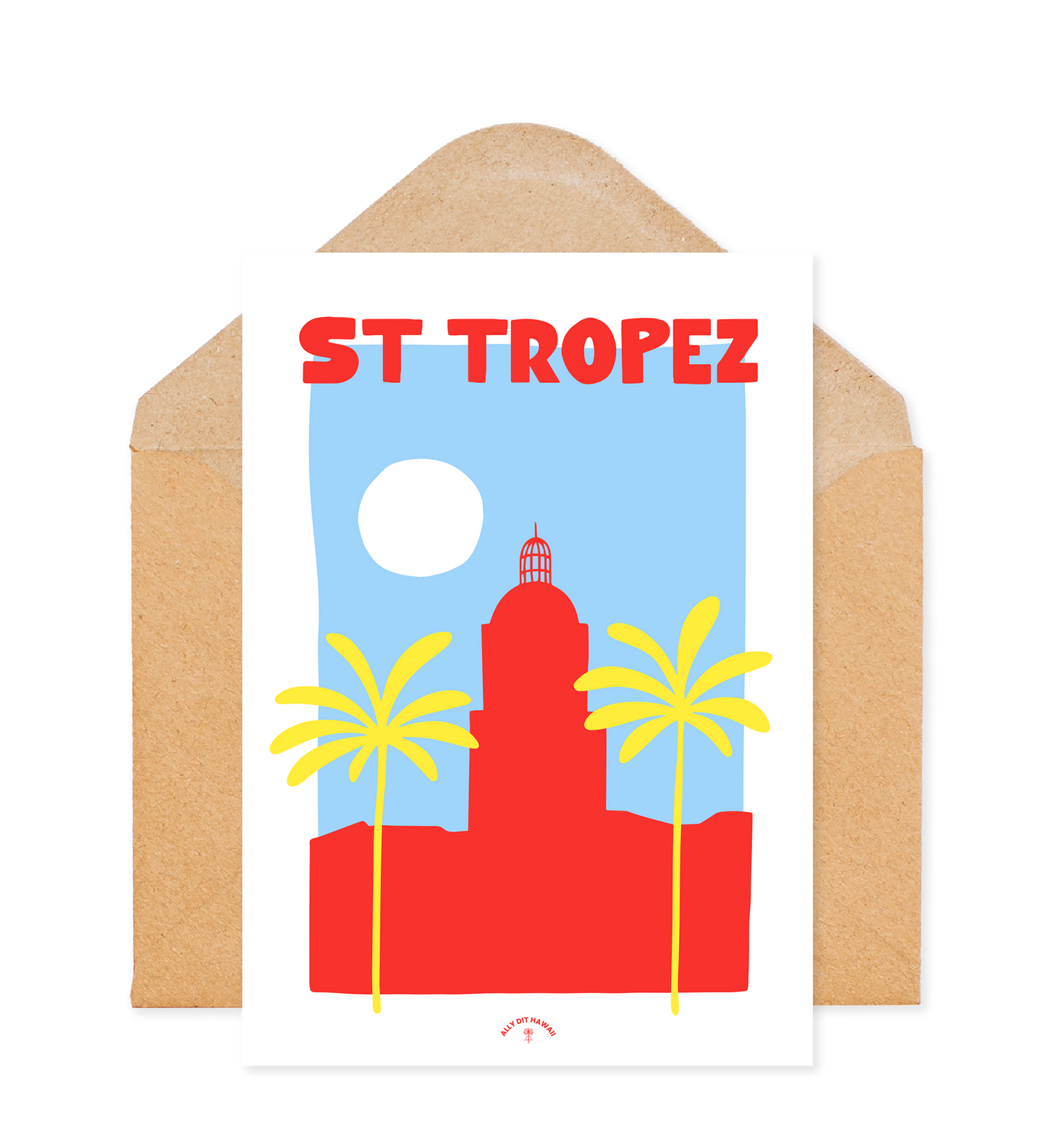 Affiche ville Saint Tropez