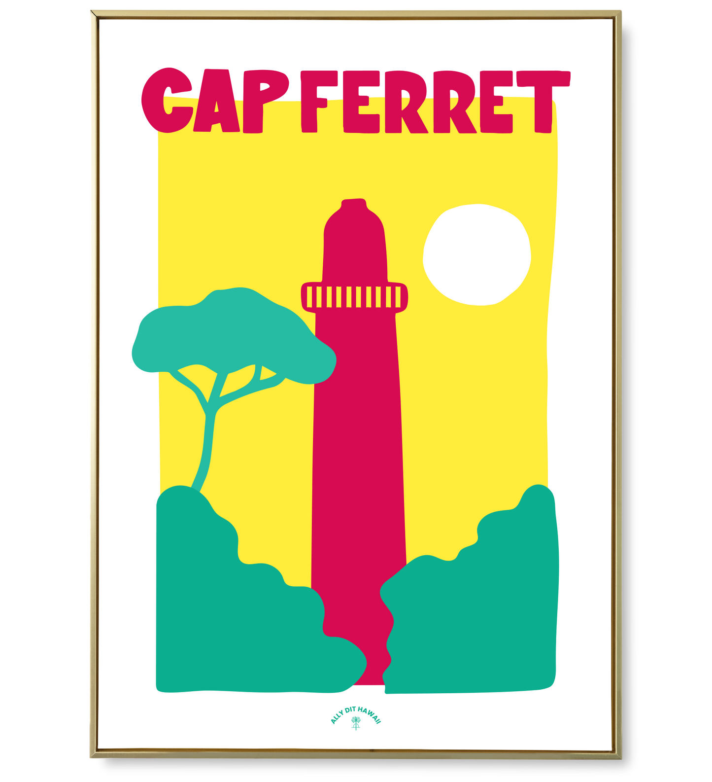 Affiche ville Cap Ferret