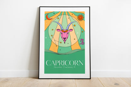 Affiche astro Capricorn
