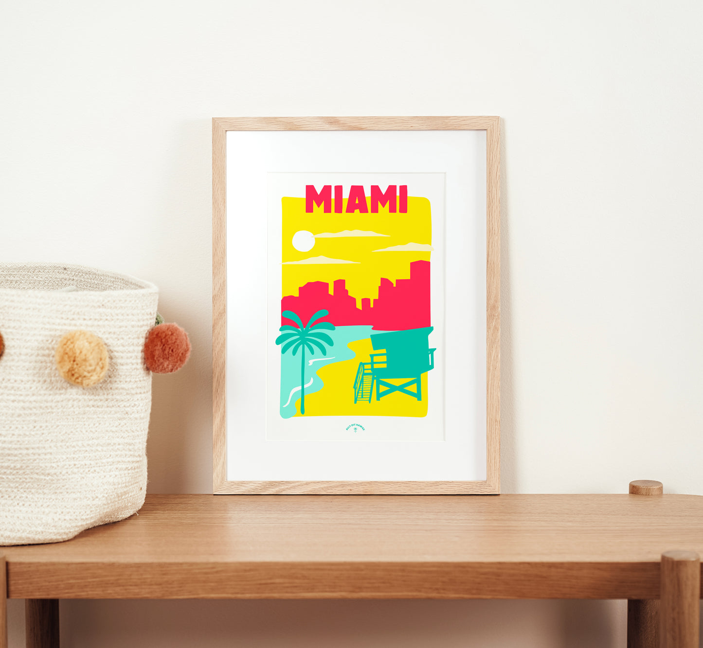 Affiche ville Miami