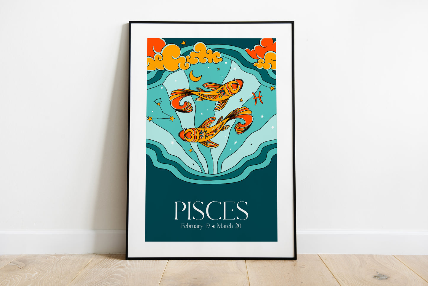 Affiche astro Pisces