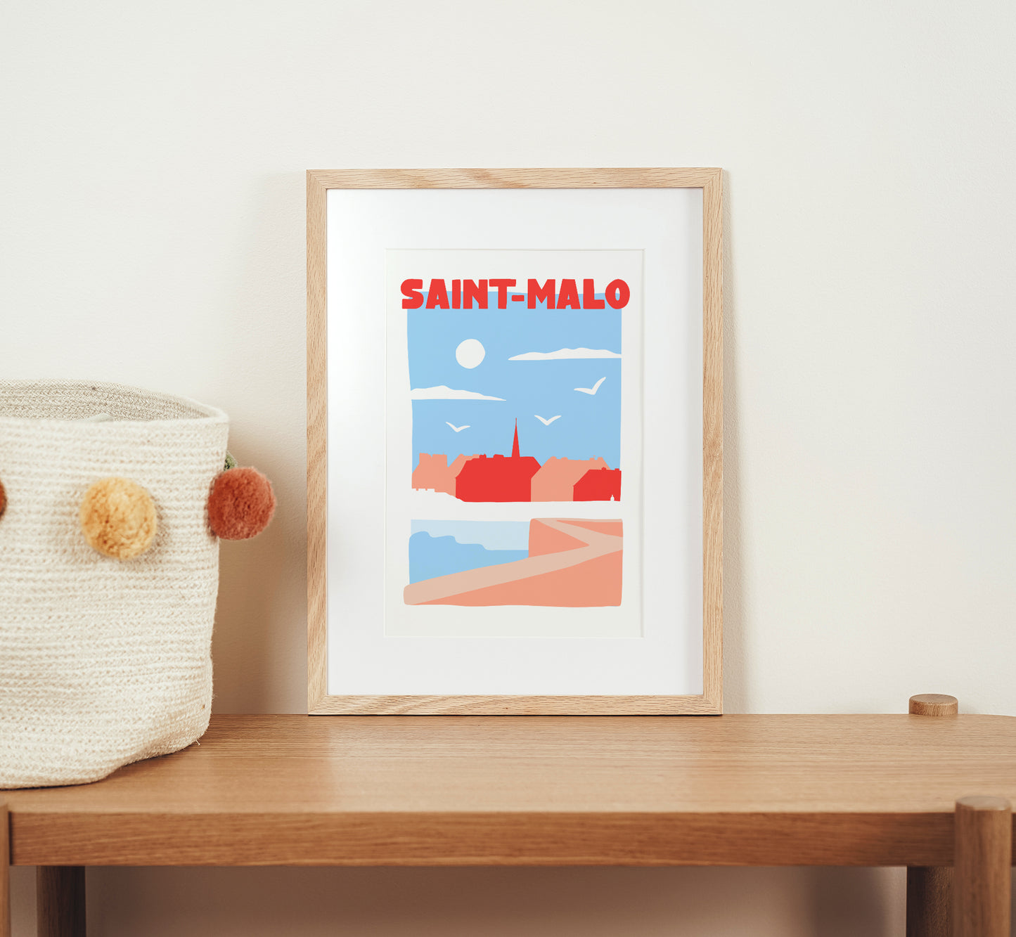 Affiche ville Saint-Malo