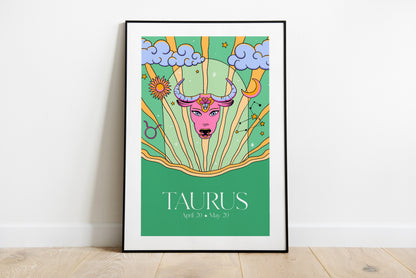 Taurus astro poster